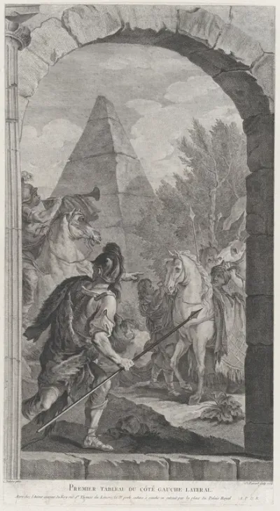 The Chapel of the Enfants-Trouvés in Paris: La Suite des rois mages: gardes et trompettes