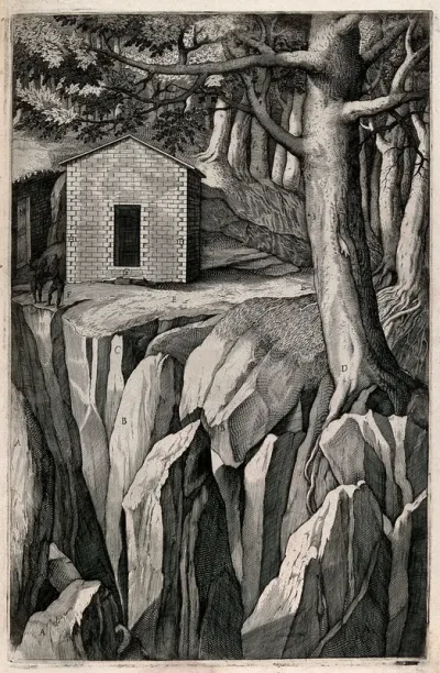 The chapel on mount La Verna on the site of the cell inhabited by a monk named Giovanni
