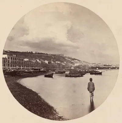 The Chiaia and St. Elmo from the Mergellina, Naples