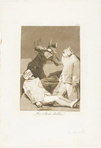 The Chinchillas, plate 50 from Los Caprichos