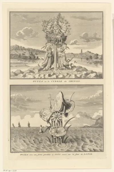 The Chinese Goddess Pusa in Two Forms