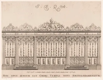 The Choir Screen of the Nieuwe Kerk in Amsterdam