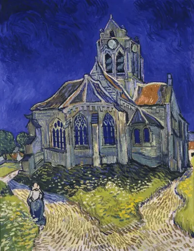 The Church at Auvers sur Oise