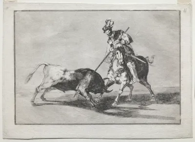 The Cid Campeador Spearing Another Bull