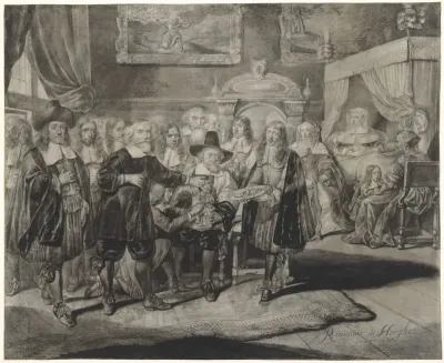 The Circumcision Ceremony of Alvaro Nunes da Costa, aka Nathan Curiël (1665-1736/38)