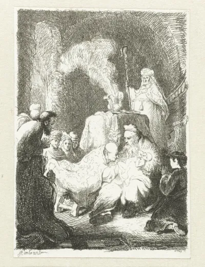 The circumcision: small plate