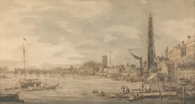 The City of Westminster from Near the York Water Gate