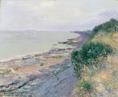 The Cliff at Penarth, Evening, Low Tide