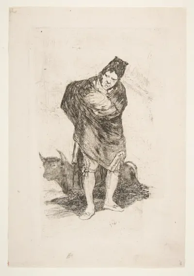 The cloaked man