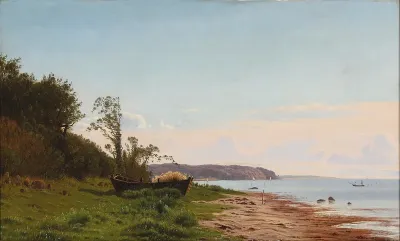The coast by Braten near Svendborg, Funen.