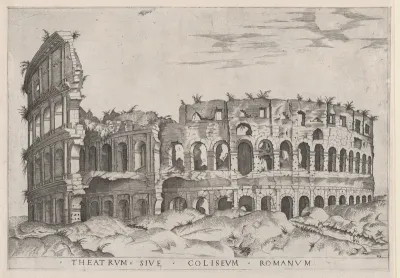 The Colosseum, from "Speculum Romanae Magnificentiae"