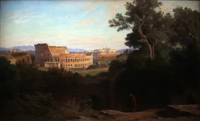 The Colosseum seen from the Palatine