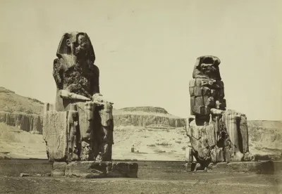 The Colossi of Memnon, Thebes