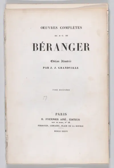 The Complete Works of P.J. de Béranger