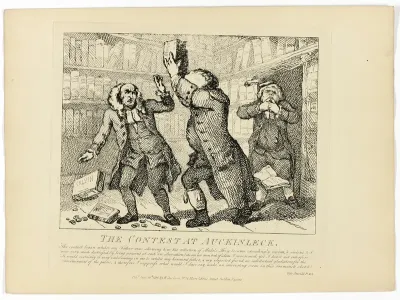 The Contest at Auckinleck, from Boswell's Tour of the Hebrides