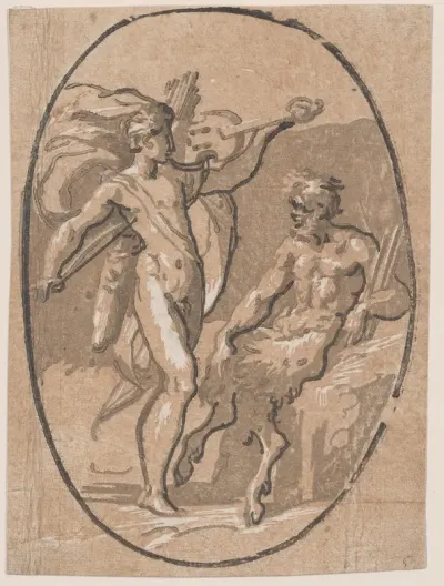 The contest between Apollo and Marysas