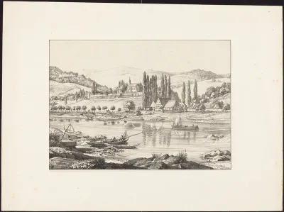 The Convent of Neuberg from Schlierbach