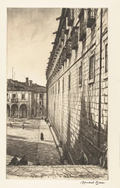 The convent of San Payo, Santiago de Compostela