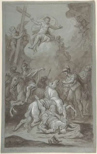 The Conversion of St. Paul (recto); The Execution of the Prisoner (verso)