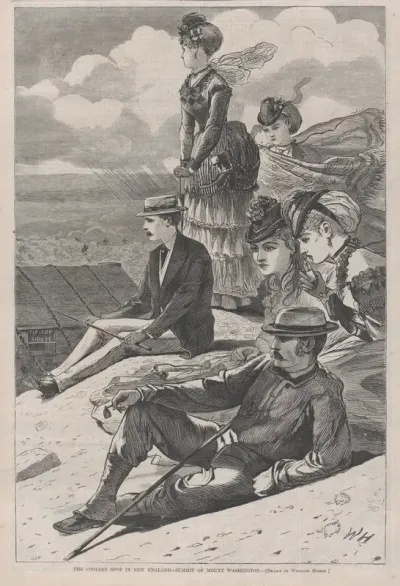 The Coolest Spot in New England – Summit of Mount Washington Homer (from "Harper's Bazar," Vol. III)