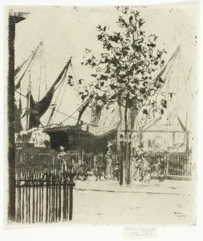 The Corner of Luna Street, Chelsea Embankment