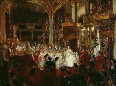 The Coronation of William I at Königsberg in 1861