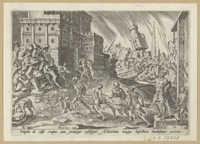 The Corpse of The King of Ai Brought to The Gate of The City