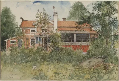 The Cottage. From A Home (26 watercolours)