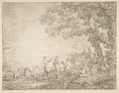 The Country Dance (Large Plate)