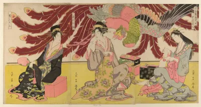 The Courtesans of the Chojiya on Display in the Daytime (Chojiya hirumise)