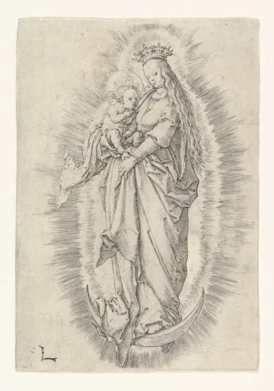 The Crowned Virgin With Child in Glory