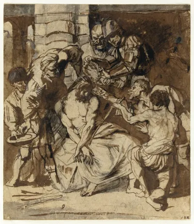 The Crowning with Thorns (Lugt 27)
