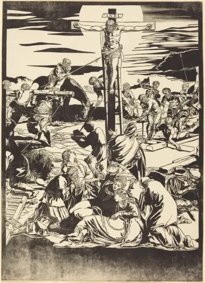 The Crucifixion [center plate]