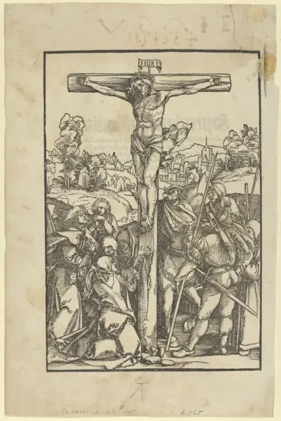 The Crucifixion, from "Speculum passionis domini nostri Ihesu Christi"