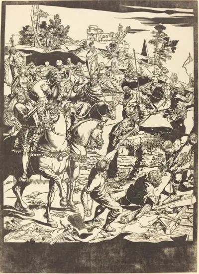 The Crucifixion [left plate]