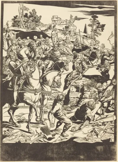 The Crucifixion [left plate]