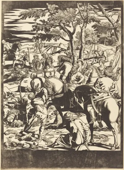 The Crucifixion [right plate]