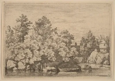 The Cudgel Dam and Covered Bridge
