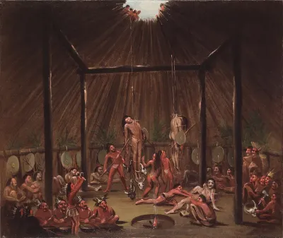 The Cutting Scene, Mandan O kee pa Ceremony