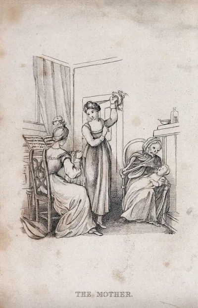 The dance of death: a mother and child