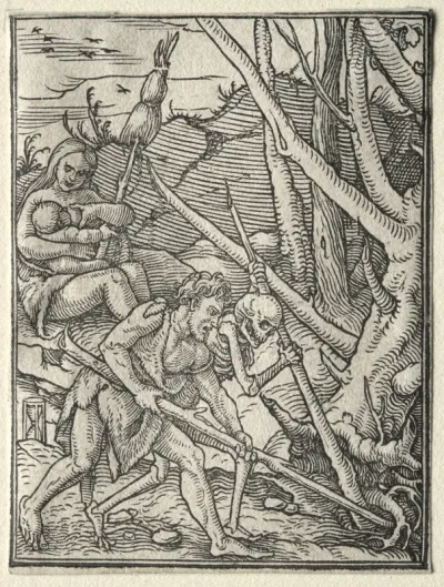 The Dance of Death:  Adam Tilling the Earth