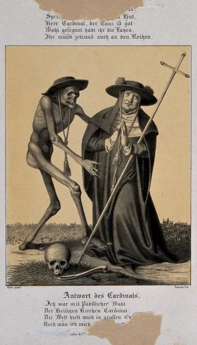 The dance of death at Basel: death and the cardinal
