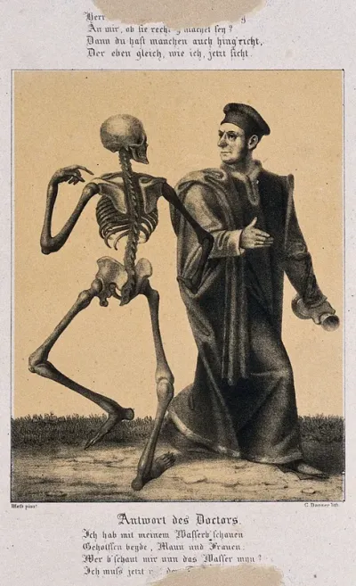 The dance of death at Basel: death and the doctor