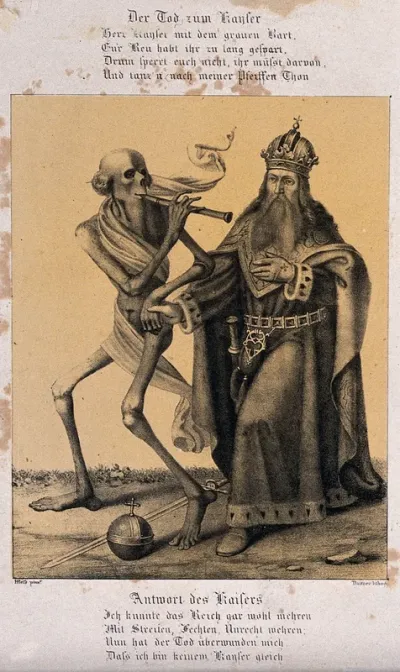 The dance of death at Basel: death and the emperor