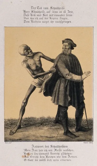 The dance of death at Basel: death and the judge