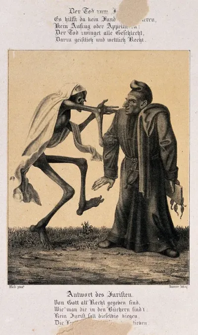 The dance of death at Basel: death and the lawyer