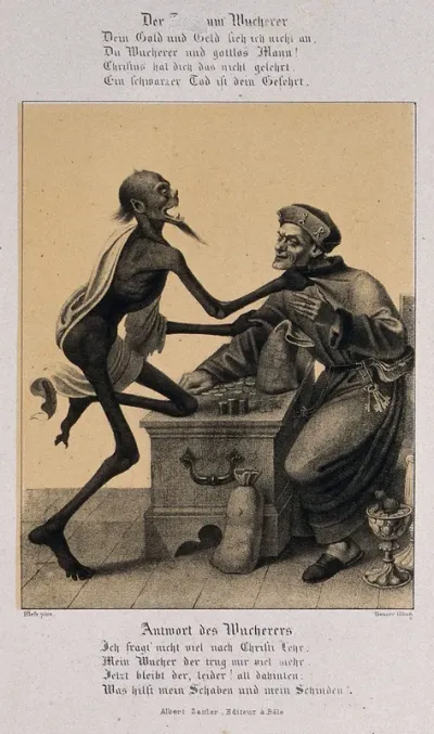 The dance of death at Basel: death and the usurer
