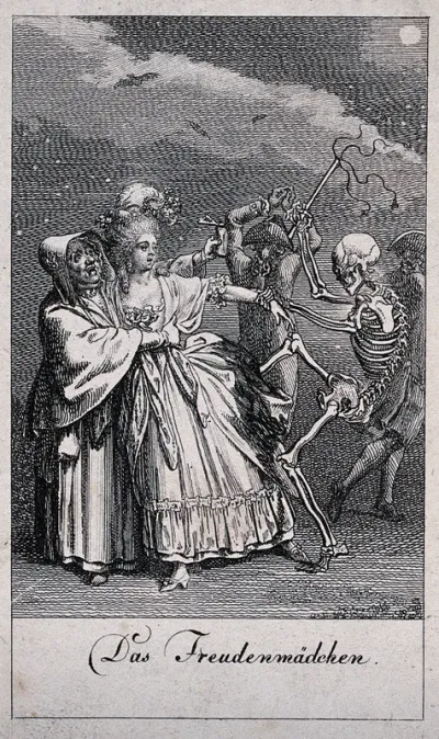 The dance of death: death and the prostitute