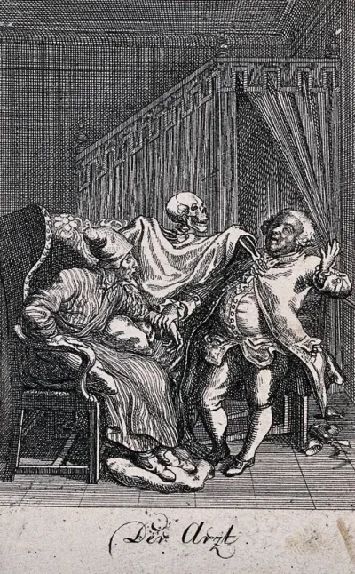 The dance of death: the doctor