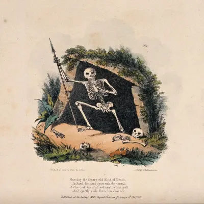 The dance of death: the dreary old king of Death